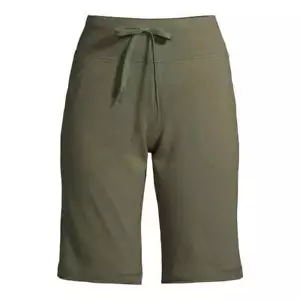 Women's Athleisure Bermuda Shorts w/12" Inseam: L(12-14)--XL(16-18)-XXL(20) - Picture 1 of 5