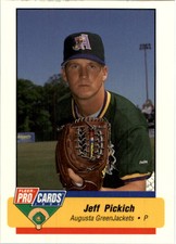 1994 Augusta GreenJackets Fleer/ProCards #3007 Jeff Pickich