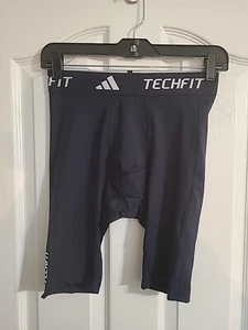 Adidas Techfit Aeroready Mens Small Blue Training Tight Compression Short IW5840 - Picture 1 of 6