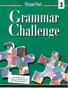 Grammar Challenge by Staci Lyn Sabbagh, Rob Jenkins and Staci Johnson (2002,... - Picture 1 of 2