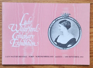 Lady Waterford Centenary Exhibition Program Northumberland England 1983 - Bild 1 von 1