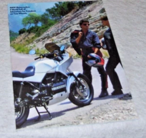 BMW MOTORCYCLES A World Full of Adventure RANGE BROCHURE Sept 1986 K & Boxer - Picture 1 of 7