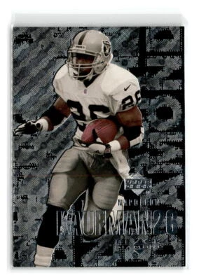 2000-Upper Deck Black Diamond -#84-Napoleon Kaufman -Oakland Raiders - Image 1 of 2