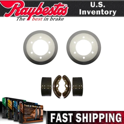 Kit trasero tambores de freno y zapatas de freno para GMC W5500HD delantero 2004 - Raybestos Foto 1 de 4