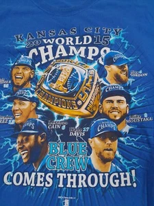 Kansas City Royals The Ring Tee Shirt Men's Large MLB 2015 World Series Champs - Picture 1 of 9