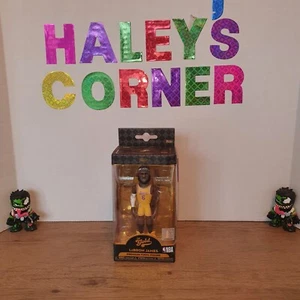 Funko Gold LeBron James 5" Figure NBA POP! Los Angeles Lakers Yellow Jersey NEW - Picture 1 of 5