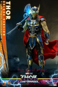 Figura de acción Hot Toys MMS656 Thor 4 Love and Thunder Thor versión de lujo - Imagen 1 de 16