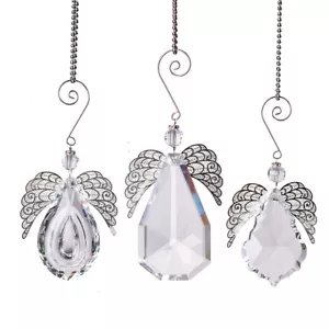 3 pz prisma cristallo prendisole metallo angelo creatore arcobaleno decorazione finestra da appendere - Foto 1 di 5