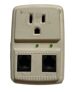 Fellowes Serie 99013 tragbarer Überspannungsschutz mit 1 Steckdose und Fax/Telefon - Bild 1 von 3