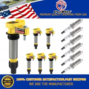 For 2010-2015 Chevrolet Camaro 3.6L Ignition Coil Spark Plug 6 Pack Tune Up Kit - Picture 1 of 8