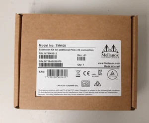 Dell Mellanox TMK00 MTMK0012 ConnectX PCIe Auxiliary card and cables NEW! - Afbeelding 1 van 6