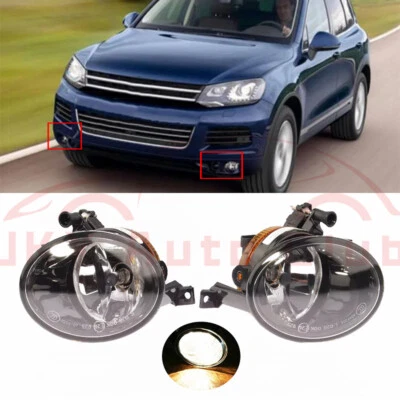 2X Bombillas antiniebla parachoques delantero luces de conducción x para Volkswagen Touareg 2011-2015 Foto 1 de 4