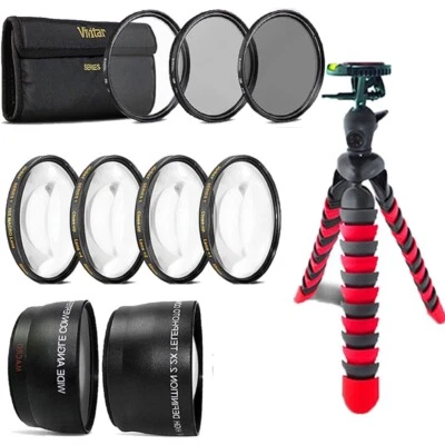 52mm Fisheye Wide Angle & Telephoto Lens Accessory Kit for Nikon DSLR Camera - Image 1 of 4