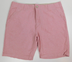 Paradise Collection Mens Flat Front Shorts Size 38