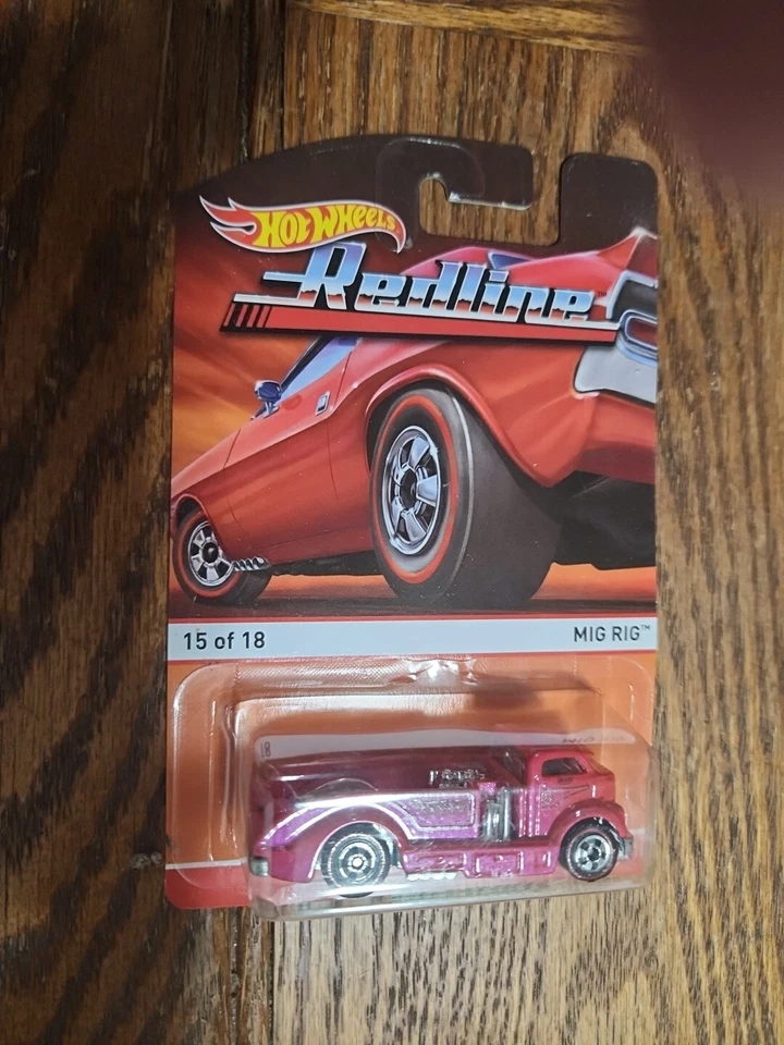2016 Hot Wheels 2015 redline 15 of 18 mig rig  pink - Image 1 of 1