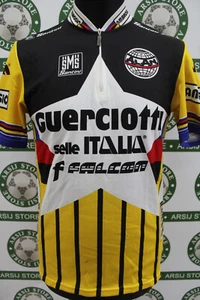 maglia ciclismo bike GUERCIOTTI SANTINI TG M F4 shirt maillot trikot jersey - Imagen 1 de 2
