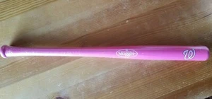 Mini bate de béisbol rosa de los Nacionales de Washington Louisville Slugger nuevo bate de recuerdo - Imagen 1 de 3
