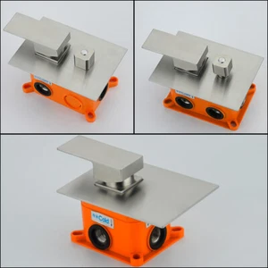 Brushed Nickel Bathroom Wall Mount Mixer Control Valve Diverter 4 Shower Faucet - Picture 1 of 9