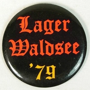 LAGER WALDSEE 1979 CONCORDIA COLLEGE MOORHEAD MINNESOTA PINBACK PIN BUTTON - Picture 1 of 2