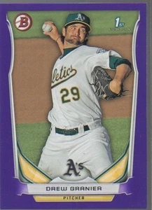 DREW GRANIER 2014 BOWMAN PROSPECTS PURPLE CARD #BP79 - Picture 1 of 1