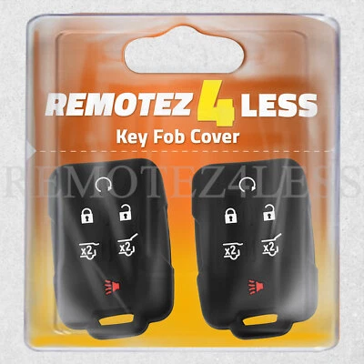 2 Key Fob Cover for 2014 2015 2016 2017 2018 2019 GMC Canyon Remote Case Skin Foto 1 de 4