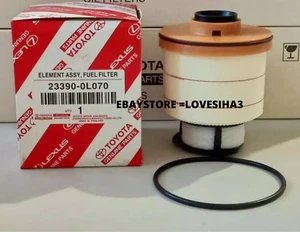 Genuine OEM Toyota Hilux 2015-2022 Diesel Element Fuel Filter 23390-0L070 - Bild 1 von 11