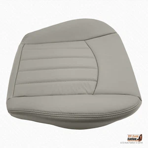 2006 2007 2008 Jaguar X-Type PASSENGER Bottom Synthetic Leather Seat Cover Gray - Picture 1 of 10