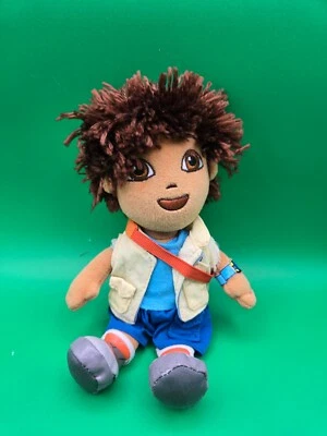 Beanie Buddies: Diego plush doll complete w/ TY tags Dora the Explorer - Image 1 of 4