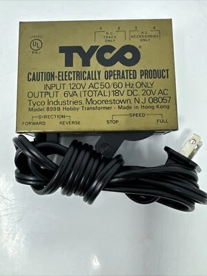 Vintage TYCO HO Scale Model 899B Transformer Railroad Train Power Pack - Tested! - Image 1 of 4