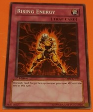 Yugioh Rising Energy 1st Edition Card