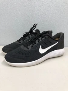 Nike LunarGlide 8 Black White- AA8677-001 man Size 11.5 Running Shoes - Picture 1 of 12