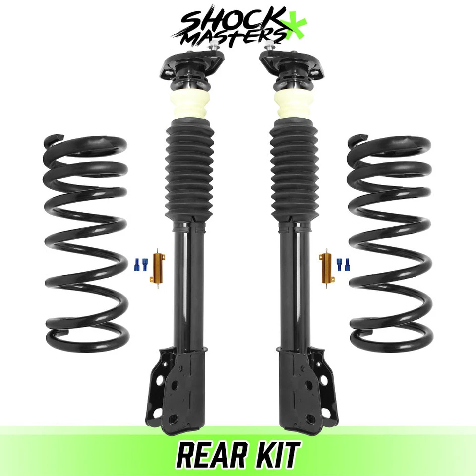 Rear Air to Coil Spring Gas Shock Conversion Kit for 85-93 Cadillac DeVille - Image 1 of 1