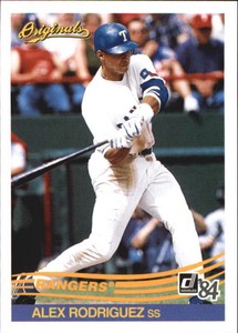 2002 Donruss Originals Baseball #139 Alex Rodriguez 84 SP