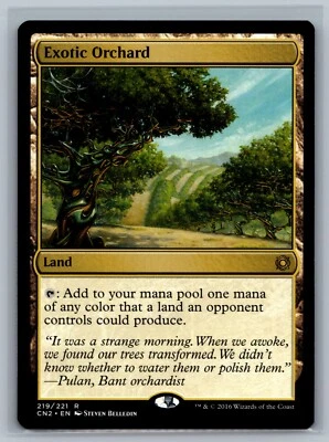 Magic MTG Conspiracy: Take the Crown Exotic Orchard #219/221 TCG CCG - Image 1 of 2