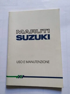 SUZUKI MARUTI LIBRETTO USO  MANUTENZIONE  ORIG. ITALIANO EDIZIONE 03.1991  (335) - Immagine 1 di 4