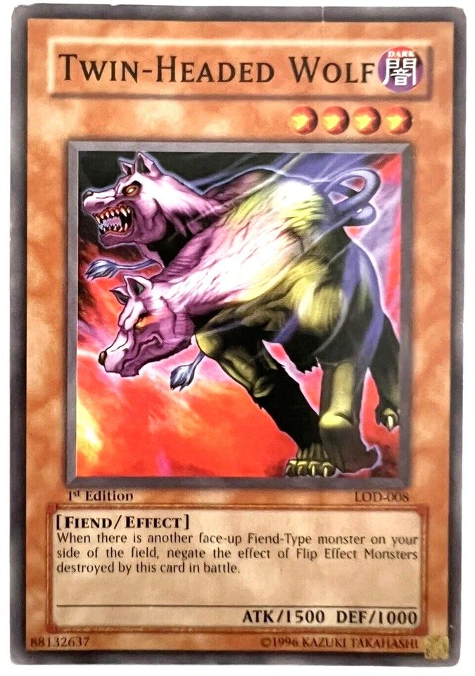 YuGiOh! - Twin-Headed Wolf - Common - Image 1 of 1