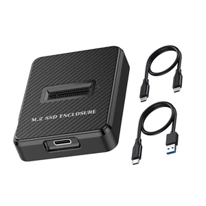M.2 NVMe & SATA to USB C Docking Station Base Dual Protocol M.2 to USB C Adapter - Afbeelding 1 van 8