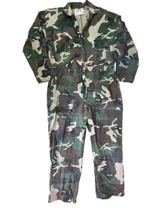 Vintage Duck Bay Latzhose Jagd Camouflage Doppelknie Denim Herren Large Camo - Bild 1 von 12
