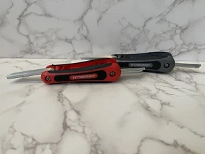 Set of 2 Pittsburgh Folding Allen Wrench Sets SAE & Metric MM Gray - Picture 1 of 11