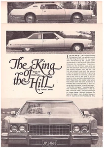 1973 Cadillac Eldorado vs Lincoln Continental Mark IV, Detailed Comparison Test - Picture 1 of 1