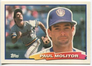 1988 Topps Big #1 Paul Molitor Milwaukee Brewers - Picture 1 of 2