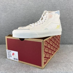 Vans SK8-Hi Tapered Linen Sneaker Damen 9 Ivory Blossom Cloud Dance Floral Neu mit Karton - Bild 1 von 20