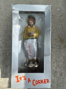 VTG 1999 Carat Top Golfer It's a Corker Wine Bottle Stopper Andrew mc tee - Picture 1 of 2