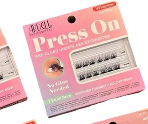 ARDELL 96 Press-On Pre-Glued Under Lash Extensions Wispies Natural 8 Schachteln à 12 - Bild 1 von 2