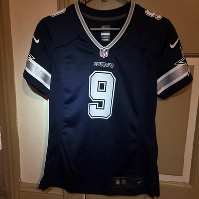 Camiseta deportiva para mujer Tony Romo #9 Dallas Cowboys NFL Nike On Field talla pequeña Foto 1 de 4