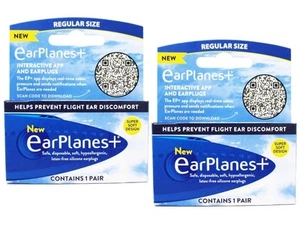 2er Pack - Earplanes Flight Gehörschutz Gehörstöpsel - 1 Paar - Bild 1 von 1