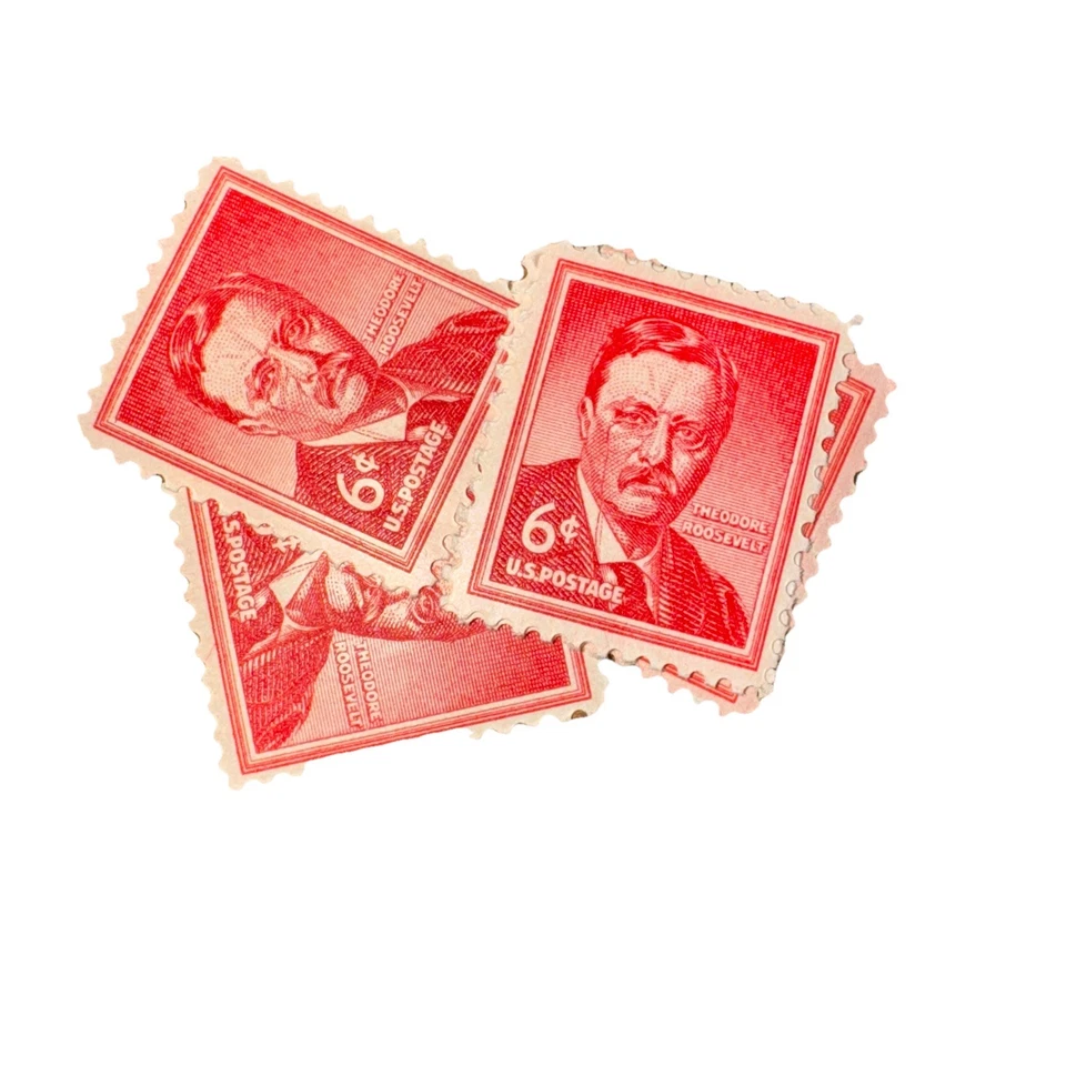 Theodore Roosevelt Unused Stamp 6 Cents US Postage - Image 1 of 1