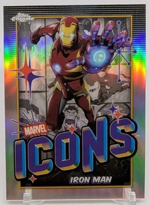 🔥2025 Topps Chrome Marvel Iron Man Icons Refractor Insert #MI-7 (B)🔥 - Bild 1 von 3