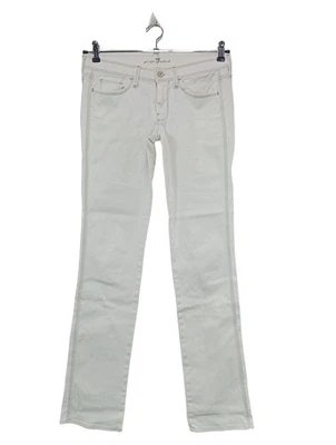 7 FOR ALL MANKIND Vaquero hipster Mujeres Vaquero Talla EU 38 blanco look casual - Imagen 1 de 4