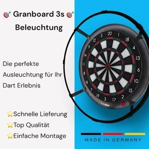 Granboard 3s Beleuchtungsring 360 Dartbeleuchtung COB LED Klick Befestigung - Bild 1 von 20